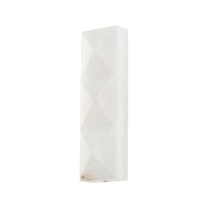 Gypsum 1-Light LED Wall Sconce in Vintage Brass