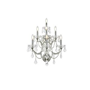 Maria Theresa 7-Light Wall Sconce in Chrome
