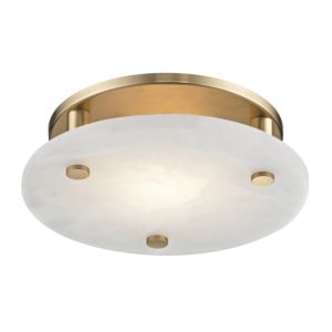 Hudson Valley Croton Ceiling Light in Aged Brass