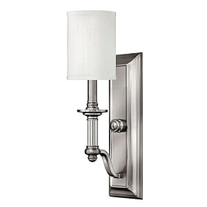 Hinkley Sussex 1-Light Wall Sconce In Brushed Nickel