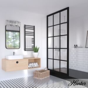 Hunter Astwood 3-Light Bathroom Vanity Light in Brushed Nickel