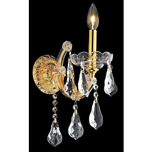 Maria Theresa 1-Light Wall Sconce in Gold