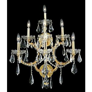Maria Theresa 7-Light Wall Sconce in Gold