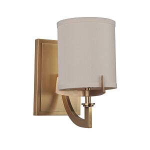 Craftmade Gallery Devlyn 10 Inch Wall Sconce in Vintage Brass
