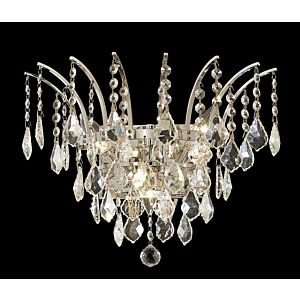 Victoria 3-Light Wall Sconce in Chrome