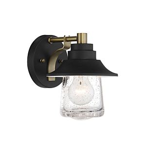 Minka Lavery Westfield Manor Bathroom Wall Sconce in Sand Coal With Soft Brass