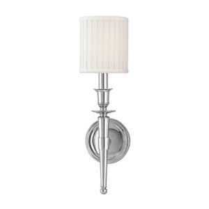 Hudson Valley Abington 18 Inch Wall Sconce in Polished Nickel