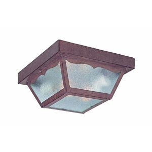 Builder's Choice 2-Light Burled Walnut Ceiling Light