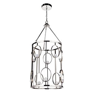 Craftmade Indy 10 Light 23 Inch Foyer Light in Polished Nickel