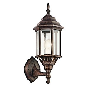 Kichler Chesapeake 17 Inch Outdoor Wall Sconce in Tannery Bronze