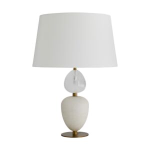 Aubrey 1-Light Table Lamp in White