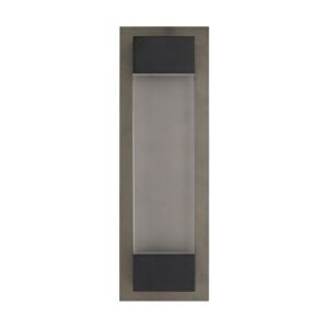 Charlie 2-Light LED Outdoor Wall Sconce in Aged Brass