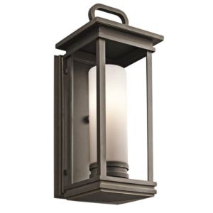 Kichler South Hope 1 Light 17.75 Inch Outdoor Medium Wall in Rubbed Bronze