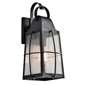 Kichler Tolerand 1 Light 17.75 Inch Small Outdoor Wall in Textured Black