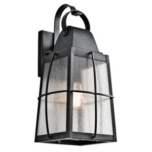 Kichler Tolerand 1 Light 20.25 Inch Large Outdoor Wall in Textured Black