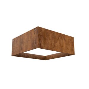 Squares LED Ceiling Mount in Imbuia