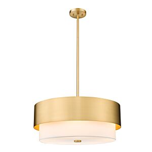 Counterpoint 5-Light Pendant in Modern Gold