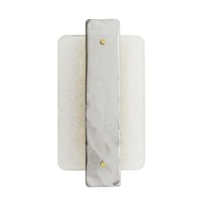 Uriah 2-Light Wall Sconce in Clear Seedy