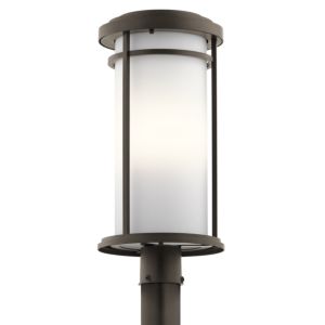 Kichler Toman 1 Light Outdoor Post Lantern in Olde Bronze