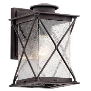 Argyle 1-Light LED Outdoor Wall Mount in Weathered Zinc