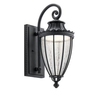 Kichler Wakefield 22.25 Inch Outdoor Wall Sconce in Textured Black