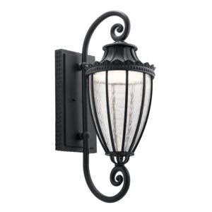 Kichler Wakefield 29.5 Inch Outdoor Wall Sconce in Textured Black
