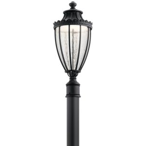 Kichler Wakefield 25.5 Inch Outdoor Post Lantern in Textured Black