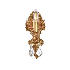 Monarch 1-Light Wall Sconce in French Gold