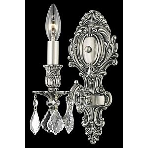 Monarch 1-Light Wall Sconce in Pewter