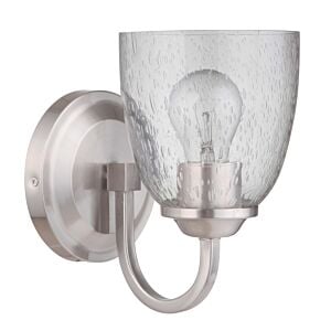 Craftmade Serene 9" Wall Sconce in Brushed Polished Nickel
