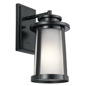 Kichler Harbor Bay 12.25 Inch Outdoor Wall Sconce in Black
