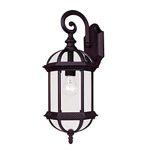 Savoy House Kensington 1 Light Outdoor Wall Lantern in Textured Black