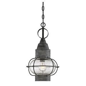 Savoy House Enfield 1 Light Outdoor Hanging Lantern in Oxidized Black
