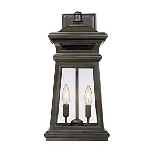 Savoy House Taylor 2 Light Outdoor Wall Lantern in English Bronze with Gold