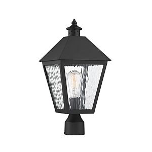 Savoy House Harrison 1 Light Outdoor Post Lantern in Matte Black