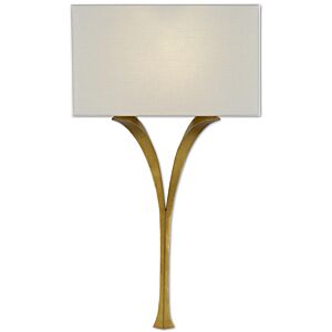 Currey & Company 31" Choisy Wall Sconce in Antique Gold Leaf