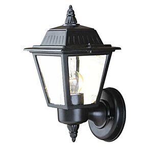 Builder's Choice 1-Light Wall Sconce in Matte Black