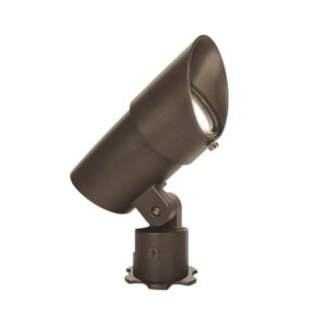 5011 1-Light LED Landscape Accent Light in Bronze with Brass