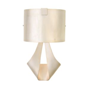Kalco Barrymore 16 Inch Wall Sconce in Pearl Silver