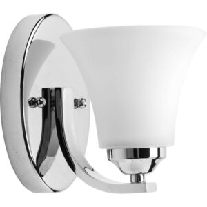 Adorn 1-Light Bathroom Vanity Light Bracket in Polished Chrome