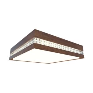 Crystals LED Ceiling Mount in Imbuia