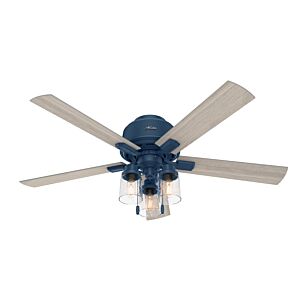 Hartland 3-Light 52" Ceiling Fan in Indigo Blue
