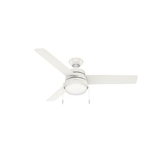 Aker 2-Light 52" Ceiling Fan in Fresh White