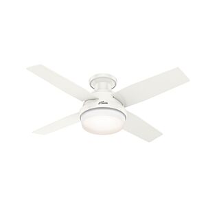 Dempsey 2-Light 44" Ceiling Fan in Fresh White