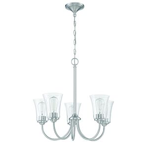 Craftmade Gwyneth 5 Light Traditional Chandelier in Brushed Polished Nickel
