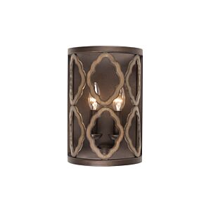 Whittaker 2-Light Wall Sconce in Brownstone