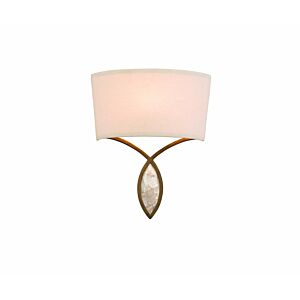 Sayville 1-Light LED Wall Sconce in Distressed Gold