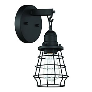 Craftmade Thatcher 11" Wall Sconce in Flat Black