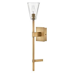Hinkley Auden 1-Light Bathroom Vanity Light In Heritage Brass