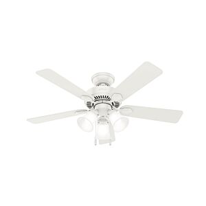 Swanson 3-Light 44" Ceiling Fan in Fresh White